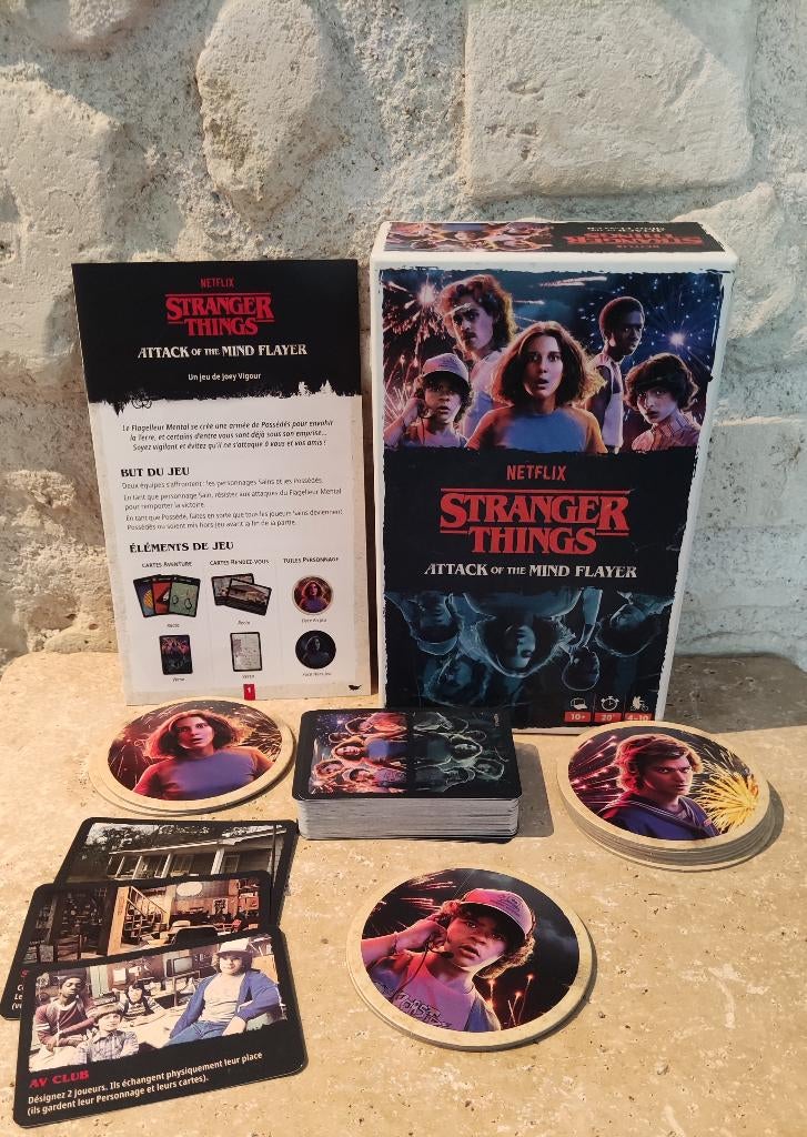 Stranger Things : L'Attaque du Fagelleur Mental  en FRANÇAIS, Cinq joueurs ou plus, Enlèvement, Comme neuf, Repos production