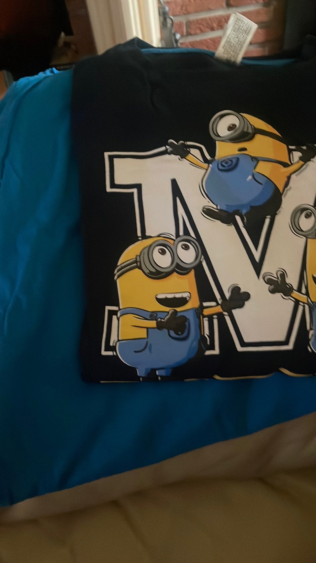 Pyama minions mt 134/140 lange mouw en lange broek, Ophalen, Gebruikt, Broek