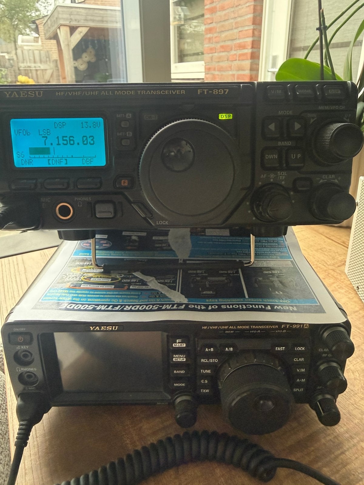 Zeer nette Yaesu FT 897D uit 2014 in doos, Enlèvement, Utilisé, Émetteur et Récepteur