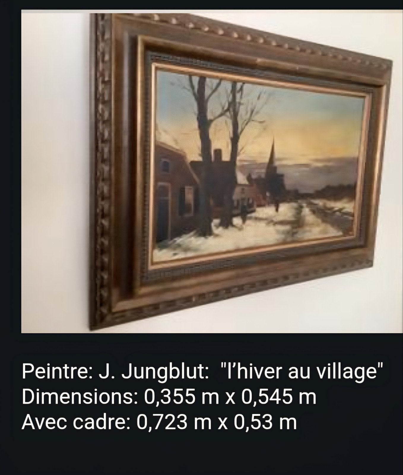 Oude schilderijen, Ophalen