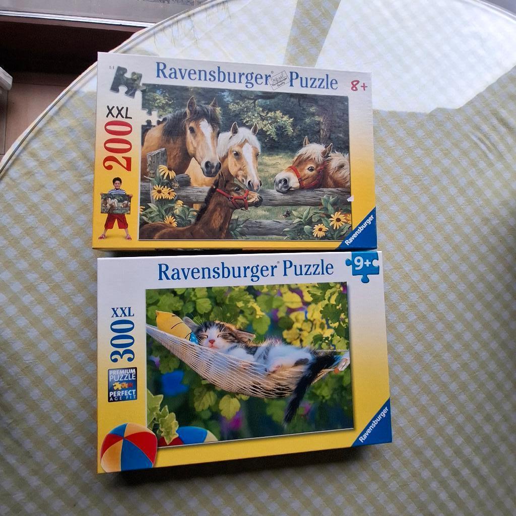 2 puzzels 200 en 300 stuks, Ophalen, Meer dan 50 stukjes, Zo goed als nieuw, 6 jaar of ouder