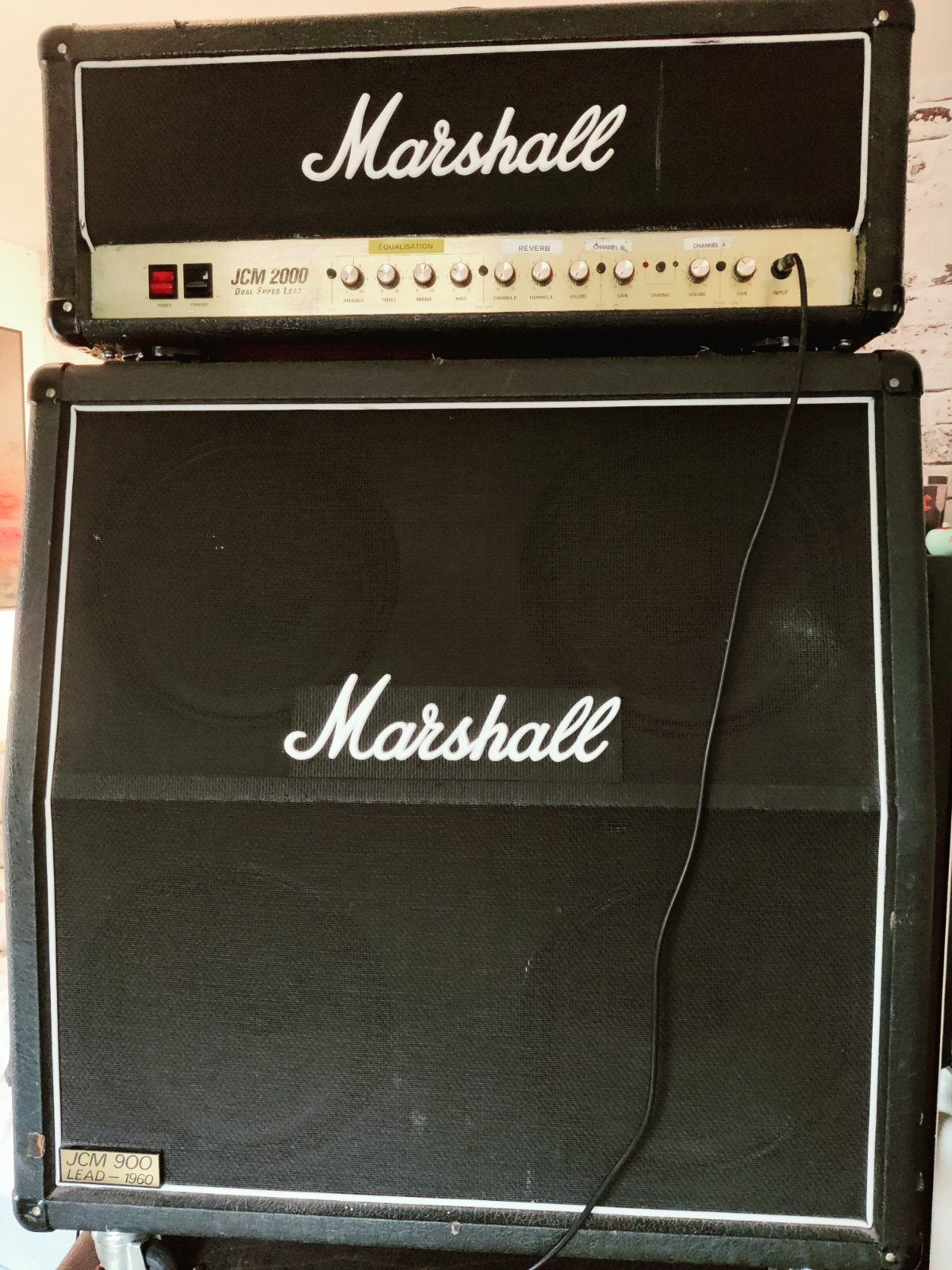Marshall 1960 AV Cabinet, Ophalen, Zo goed als nieuw, Gitaar, 100 watt of meer