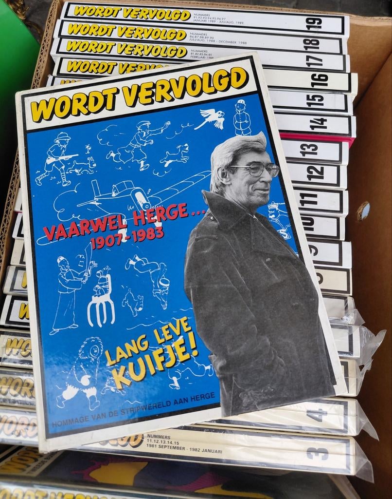 Wordt vervolgd vintage 21 stuks strips verzameling, Enlèvement