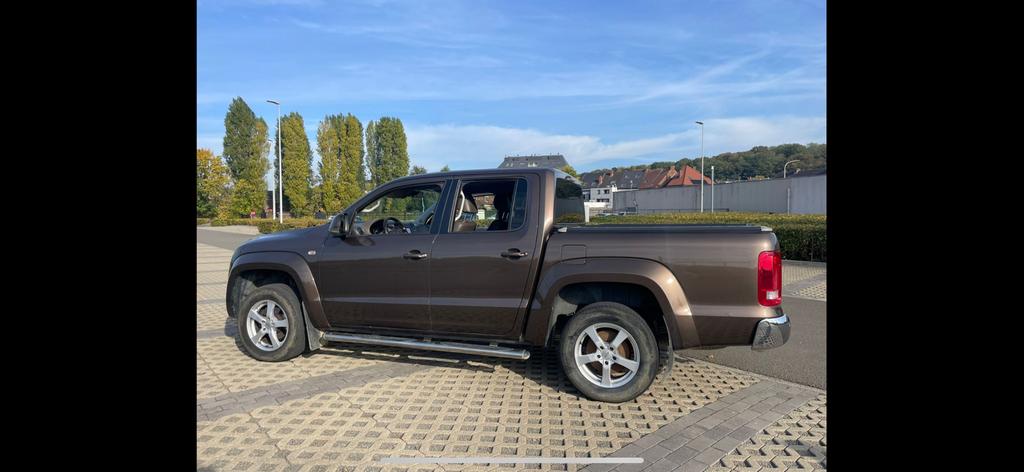 Volkswagen Amarok 2.0 TDI met trekhaak, Auto's, Bruin, Leder, Bruin, Particulier