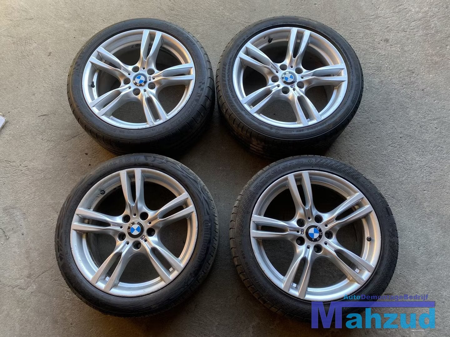 BMW F30 F80 M velgen breedset banden 18 inch 5X120, Auto-onderdelen, Petuelring 130
80788  Munich, DE, Gebruikt, Info@bmw.de, BMW
