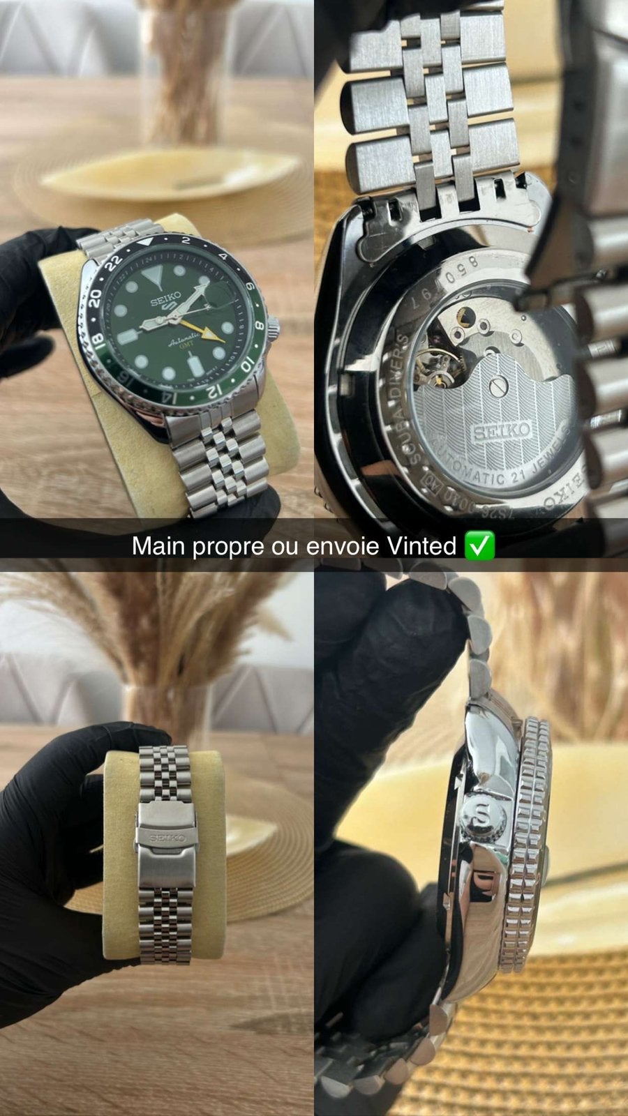 Seiko mods, Enlèvement