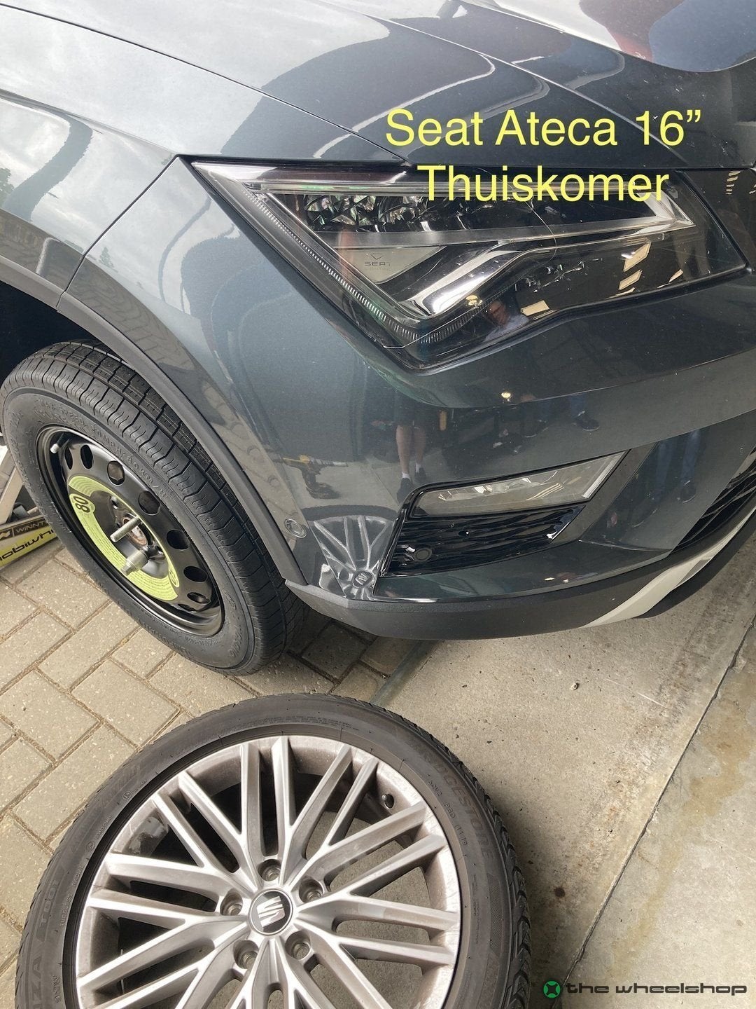 Thuiskomer Reservewiel VW Tiguan Golf 7/8 T-Roc Audi A3/Q3 1, Auto-onderdelen, Banden en Velgen, Gebruikt, -, Banden en Velgen