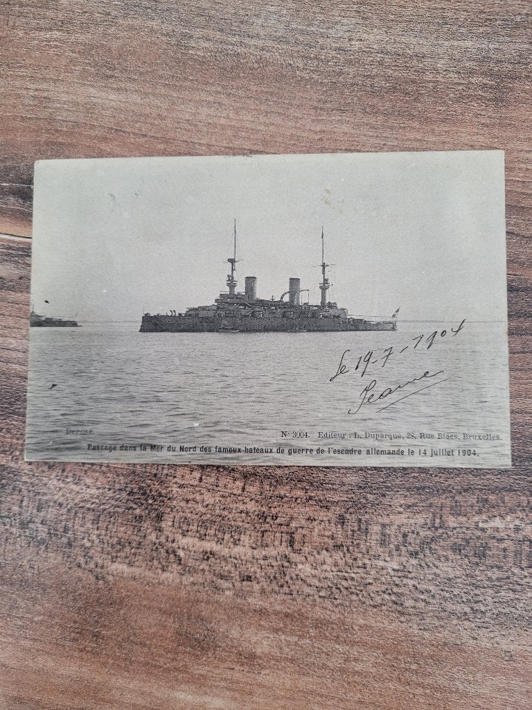 Passage dans la Mer du Nord des fameux bateaux de guerre, Ophalen of Verzenden