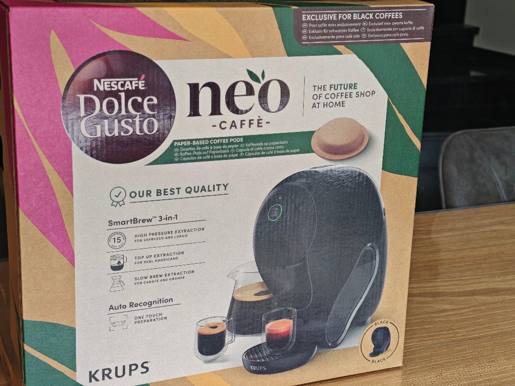 Nescafé Dolce Gusto Neo caffè, Enlèvement ou Envoi, Neuf, Dosettes et capsules de café, Réservoir d'eau amovible