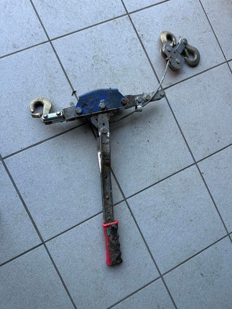 Tir fort, Doe-het-zelf en Bouw, Lieren en Takels, Ophalen, Gebruikt, Handmatig