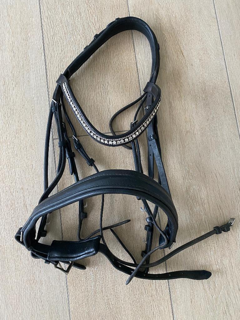 Hoofdstel stang & trens - paard, Ophalen of Verzenden, Gebruikt, Dressuur