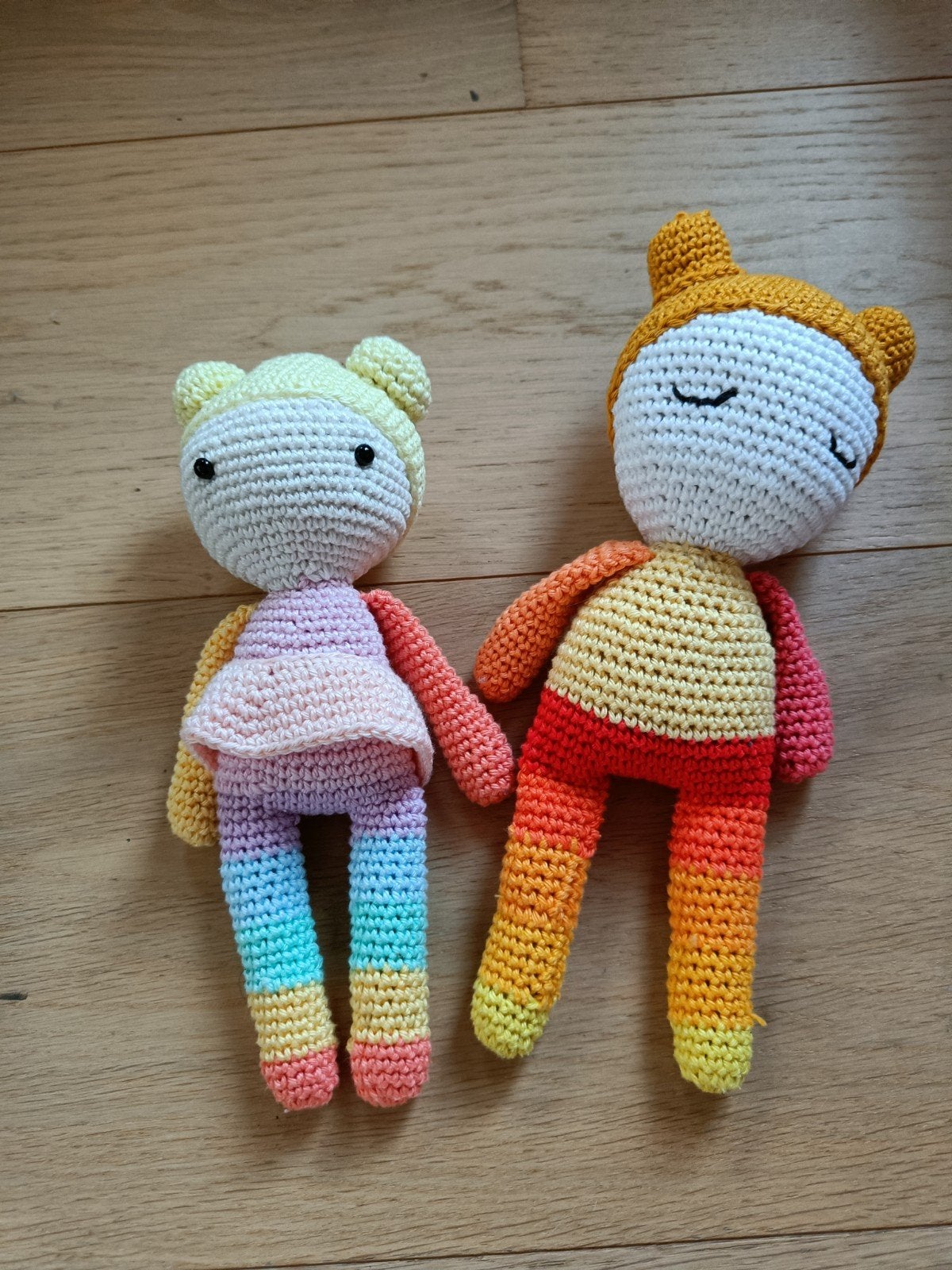 gehaakte amigurami poppetjes, Ophalen
