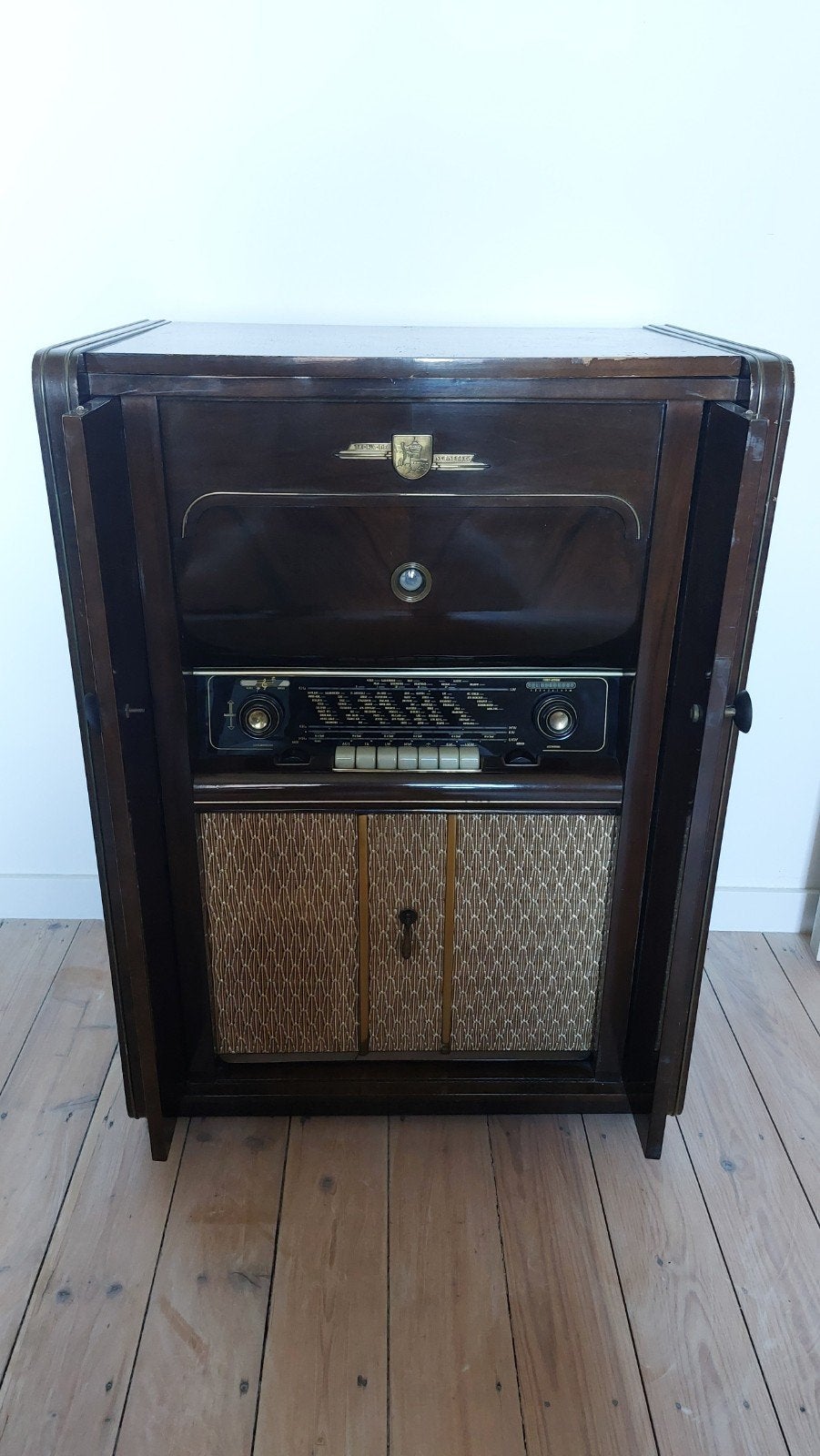 Grundig-TEKADE radiogrammofoon '50's, Antiek en Kunst, Ophalen