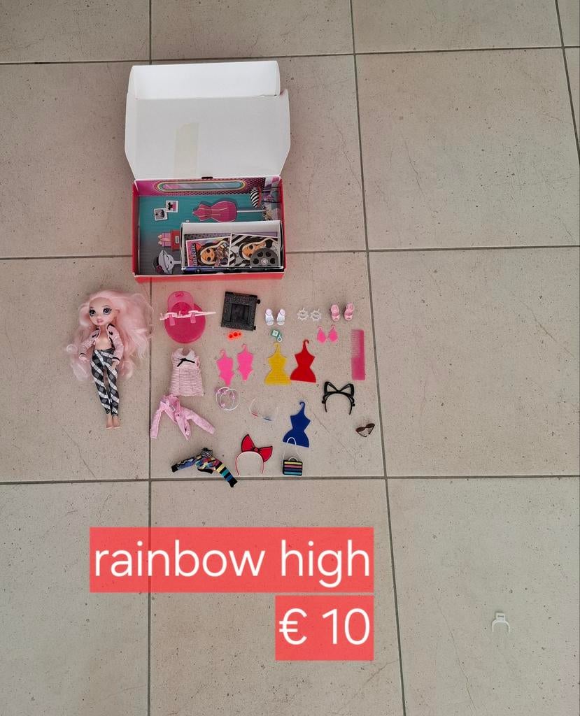 Rainbow high, Ophalen of Verzenden, Zo goed als nieuw, Overige typen