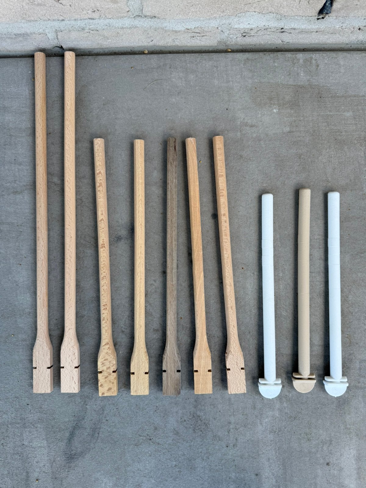 Lot zitstokken in hout en PVC, kweekkooi exoten, Enlèvement, Comme neuf, Bois