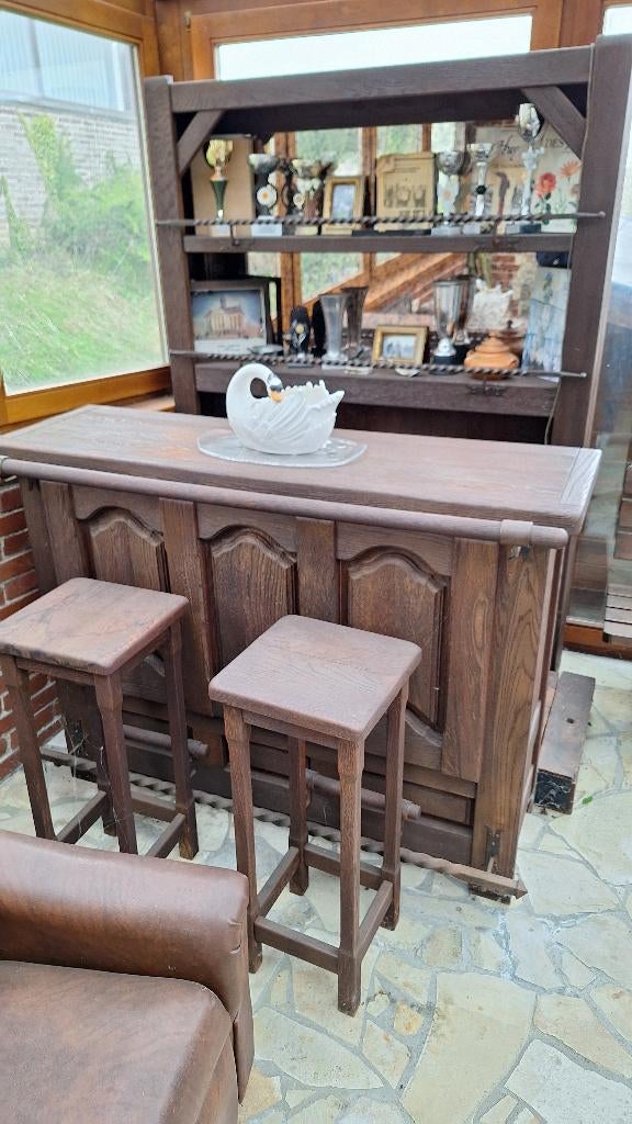 Bar en krukken, Ophalen, Gebruikt, 90 cm of meer, Hout