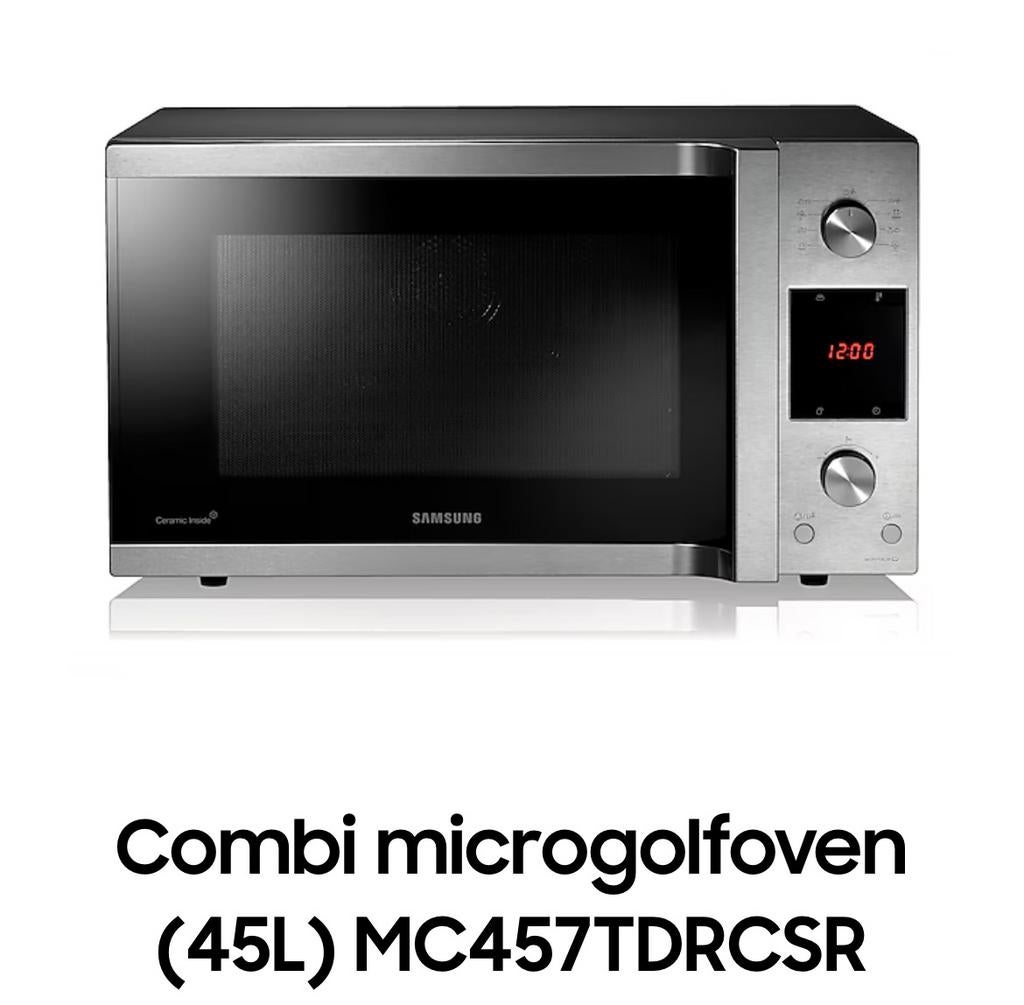 Micro combioven 45L Samsung, Ophalen, Zo goed als nieuw, Grill, Microgolfoven