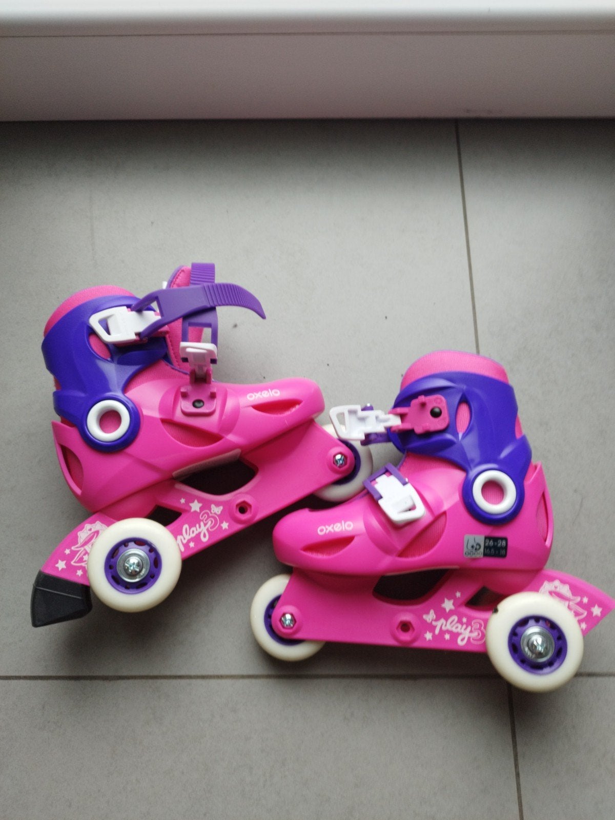 Inlineskates 2&3 weeler in 1 maat 26-28, Kinderen en Baby's, Ophalen