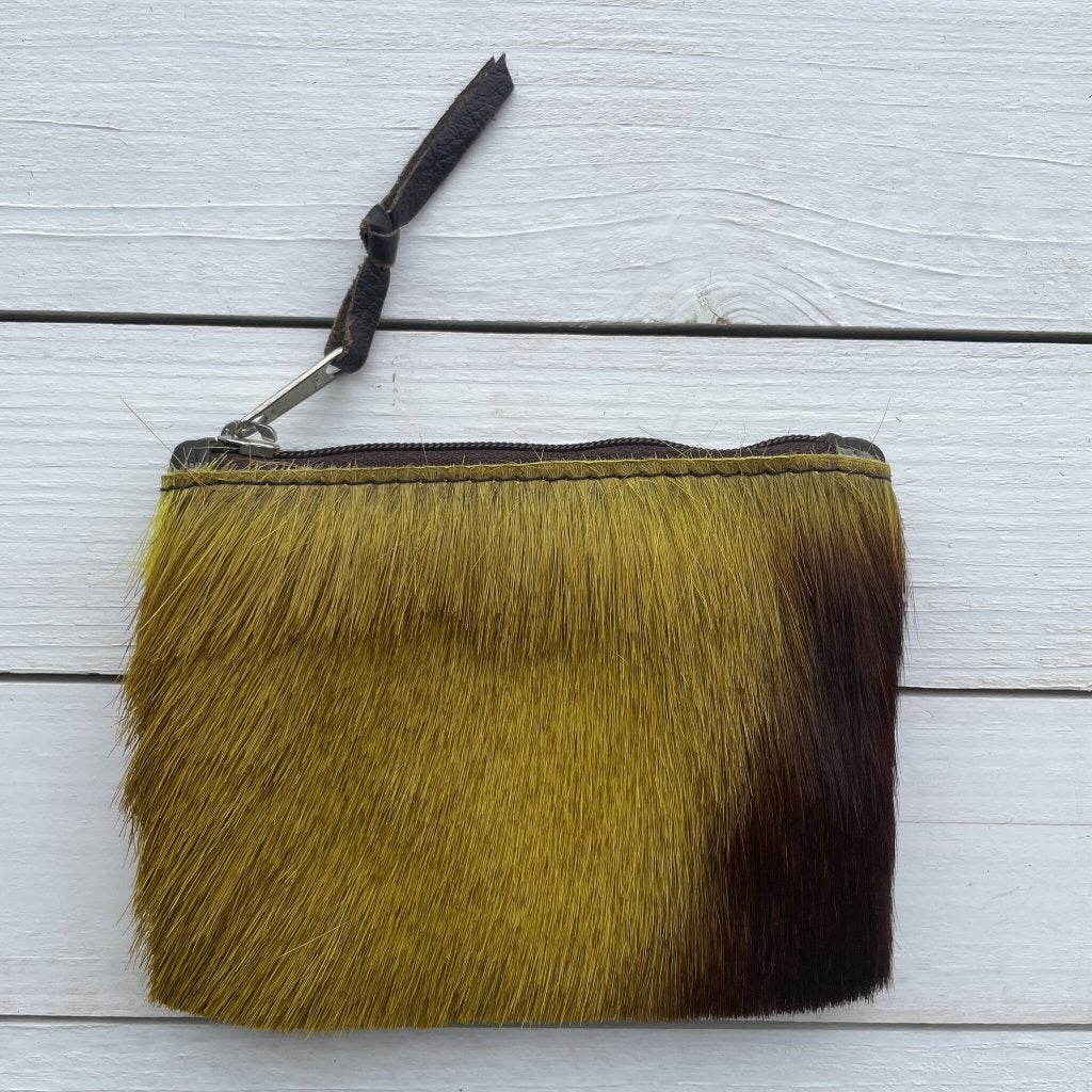 Tas Issy springbok geel 12x9cm #I-5 | Lederstore, Bijoux, Sacs & Beauté, Enlèvement ou Envoi, Neuf, Jaune, Sac de soirée