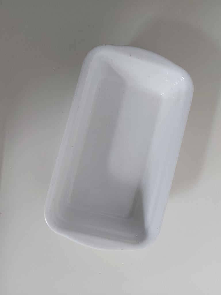Plat blanc céramique (peut aller au four), Maison & Meubles, Cuisine | Vaisselle, Comme neuf, Récipient(s), Céramique, Enlèvement