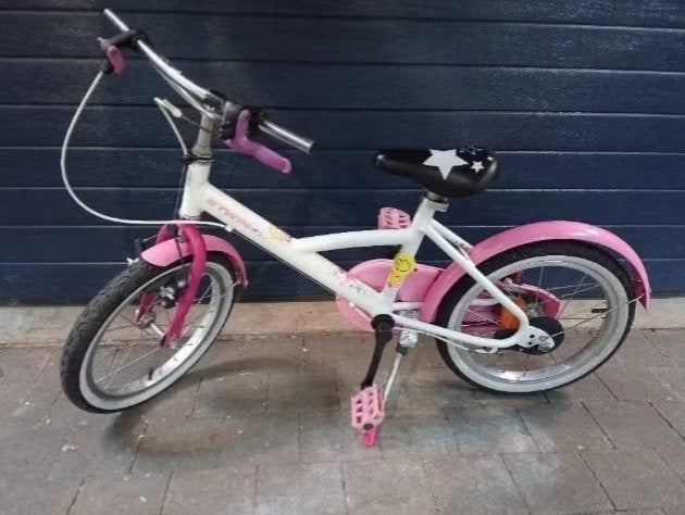 Meisjes fiets 16 inch, Enlèvement, Utilisé, 16 pouces