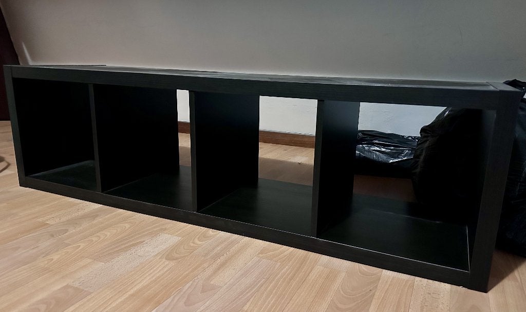 2 étagères IKEA KALLAX 4 cases – avec paniers – dès 30 €, Maison & Meubles, Enlèvement, Comme neuf