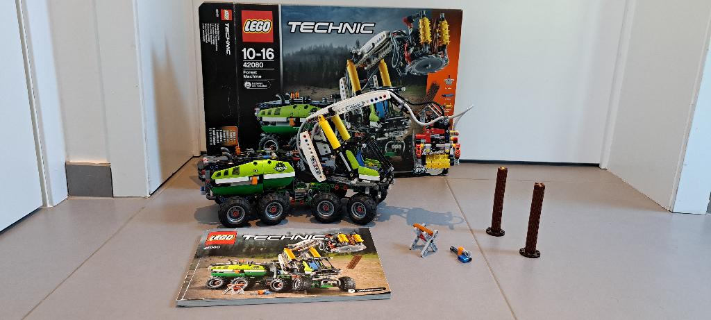 lego 42080 bosbouwmachine, Compleet, Lego, Ophalen of Verzenden, Zo goed als nieuw