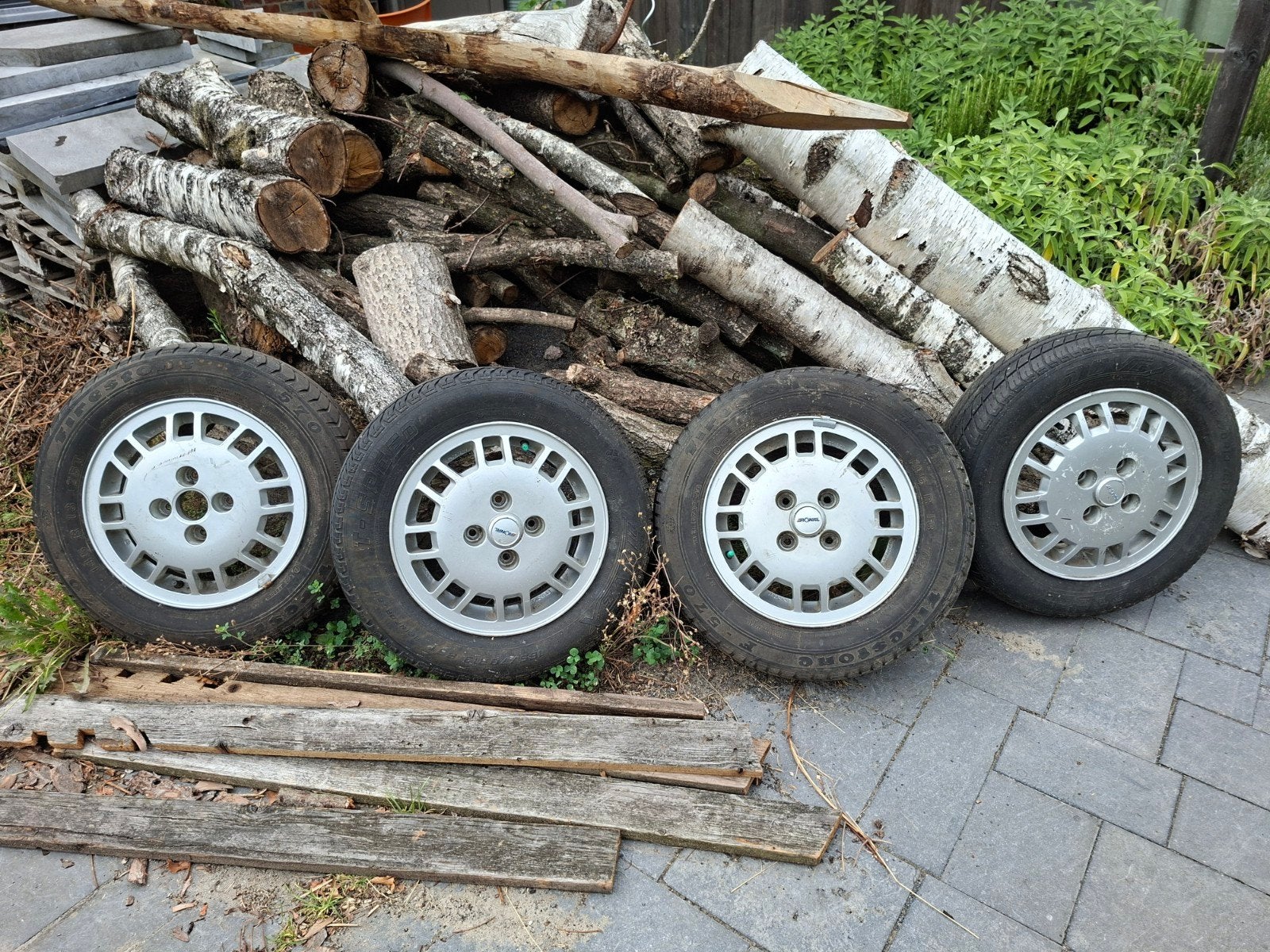 aluvelgen vw polo 2, Auto-onderdelen, Ophalen, Gebruikt, Banden en Velgen, Personenwagen