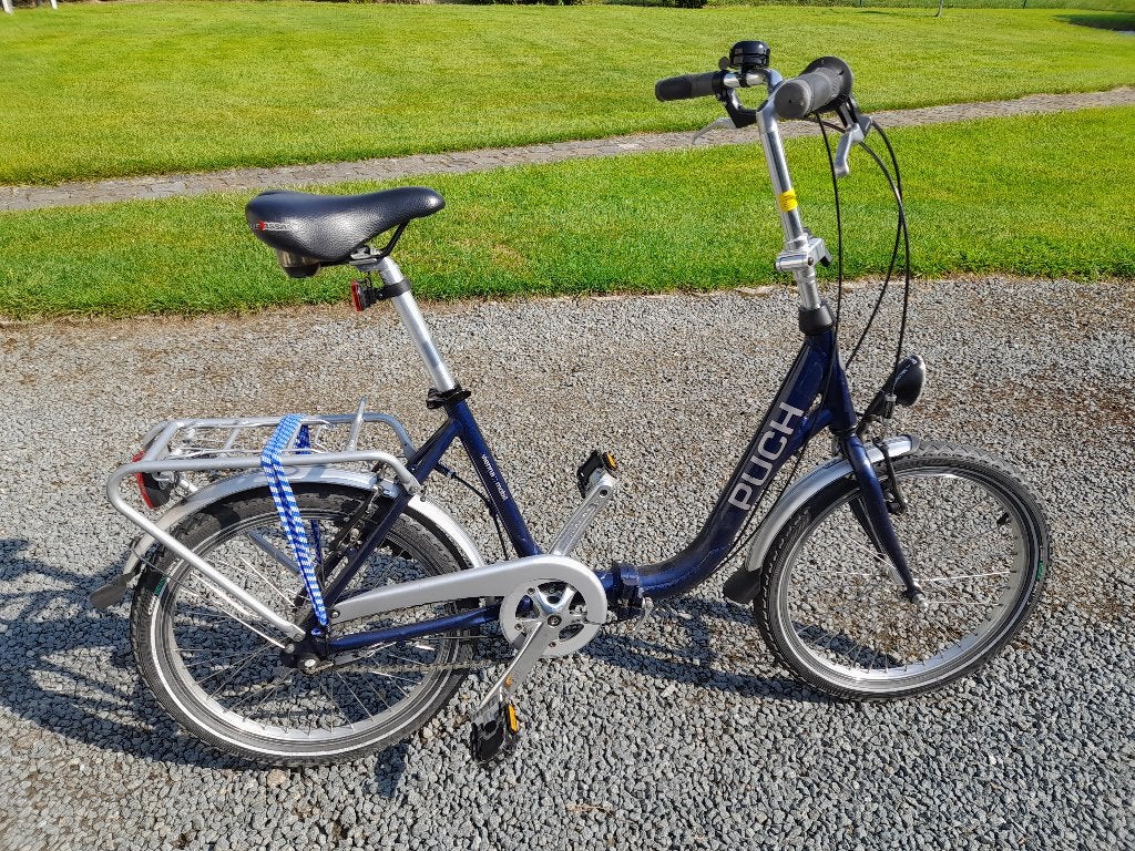 Puch vouwfiets 20”, Fietsen en Brommers, 20 inch of meer, Gebruikt, Velgrem, Versnellingen