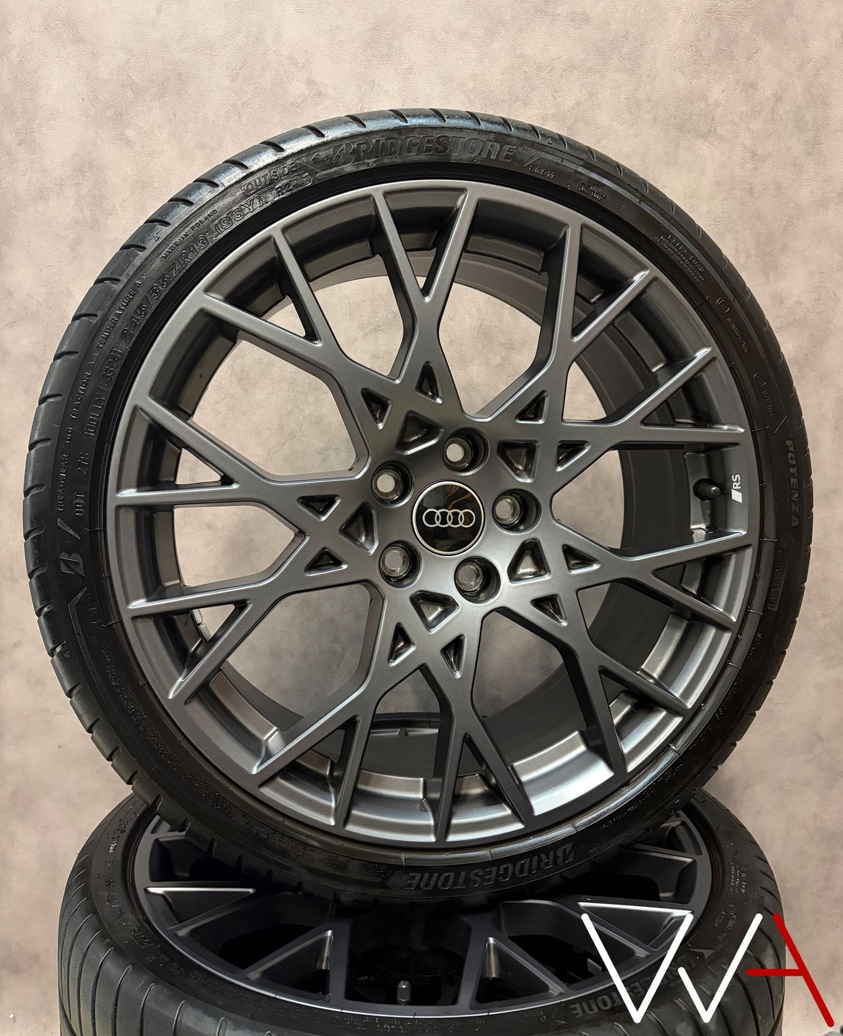 19'' Audi RS3 Performance 8Y velgen Bridgestone Origineel, Autos : Pièces & Accessoires, Pneus & Jantes, Pneus et Jantes, Véhicule de tourisme