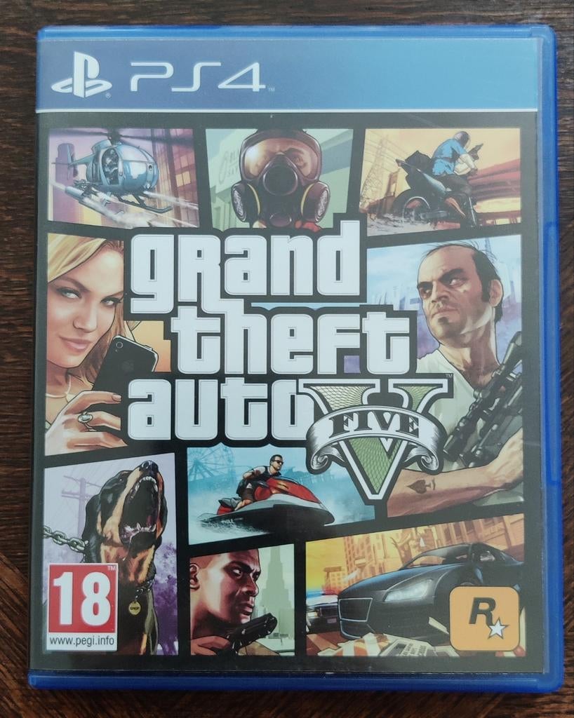 PS4 Grand Theft Auto 5, Avontuur en Actie, Online, Vanaf 18 jaar, 1 speler