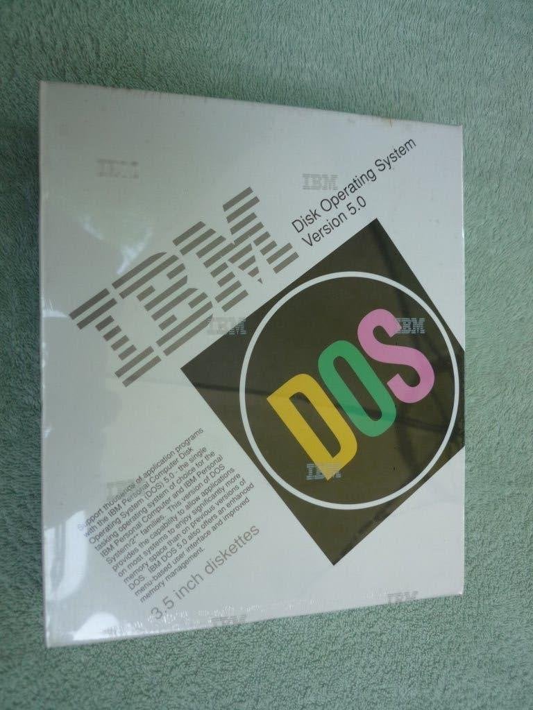 VINTAGE-IBM DOS 5.0 compleet nog steeds verpakt in blister, Computers en Software, Ophalen of Verzenden, Ibm