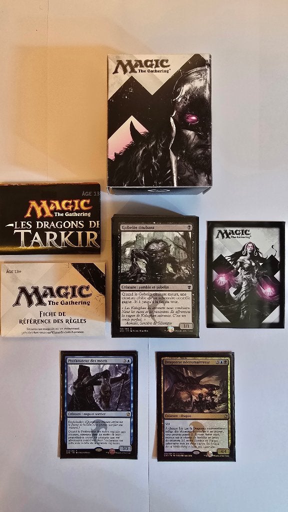 Lot Magic - Deck "Manigances cruelles" (FR) + 96 cartes, Hobby & Loisirs créatifs, Enlèvement ou Envoi, Utilisé