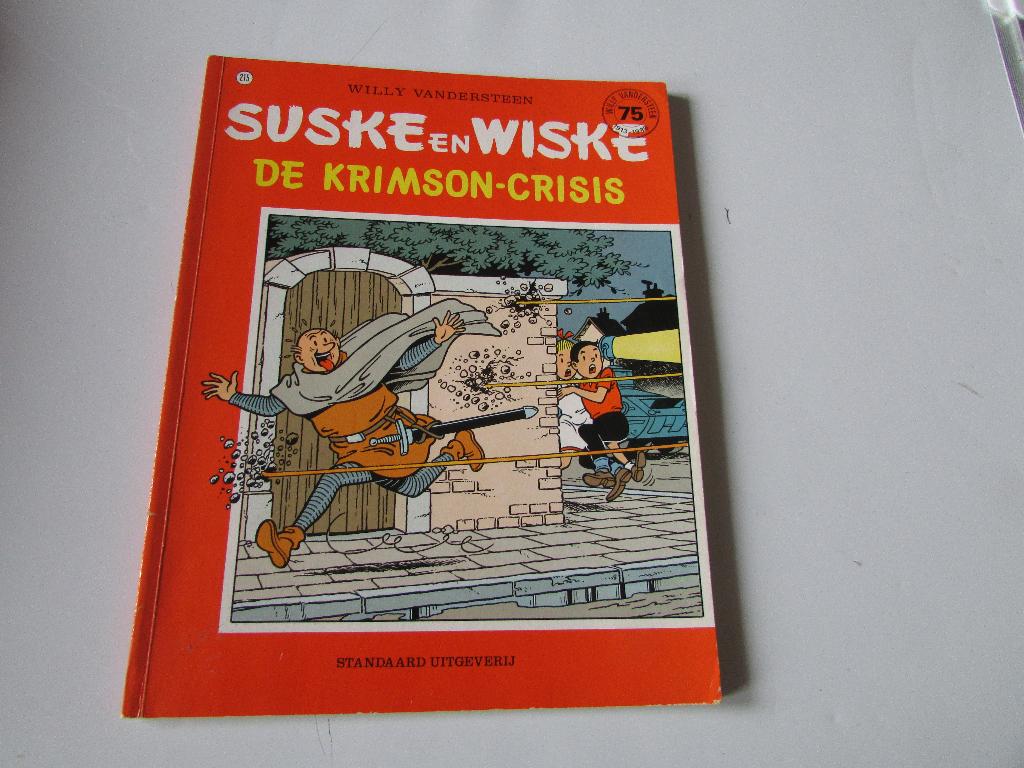 SUSKE EN WISKE ; DE KRIMSON - CRISIS, Gelezen, Willy Vandersteen, Eén stripboek, Ophalen of Verzenden