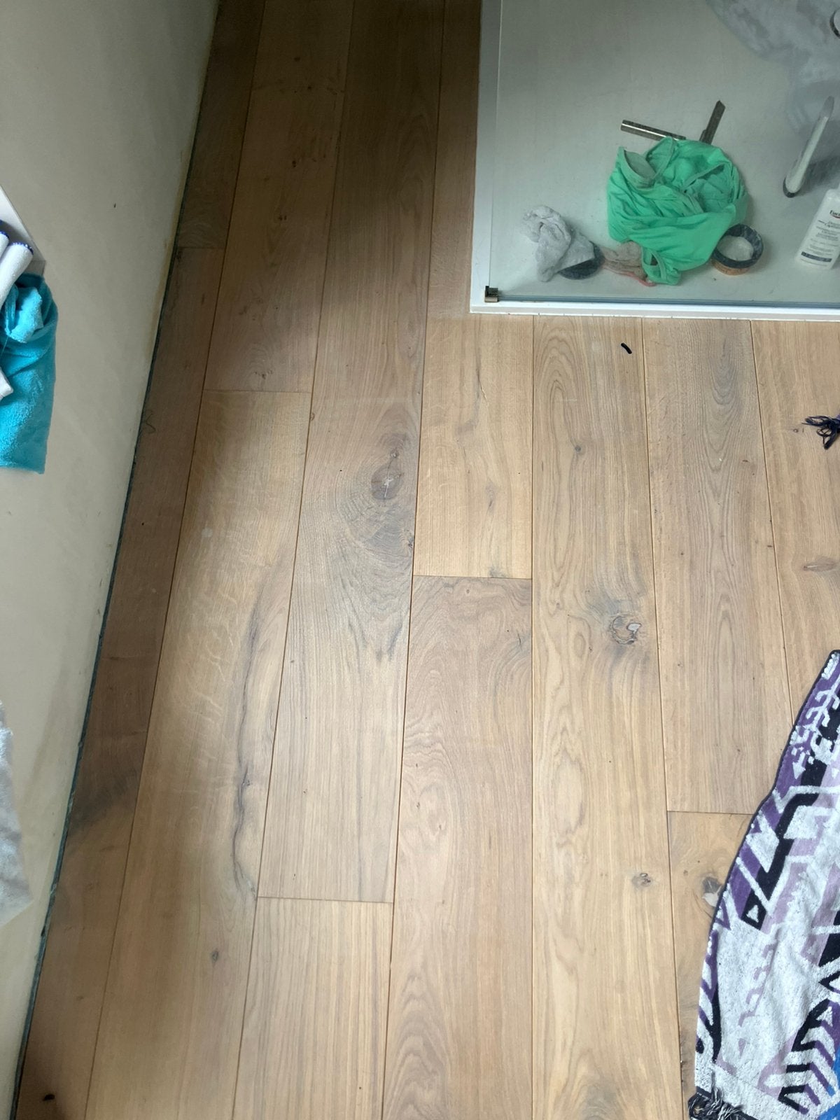 Parket eik 4mm, Bricolage & Construction, Enlèvement, Comme neuf, Parquet