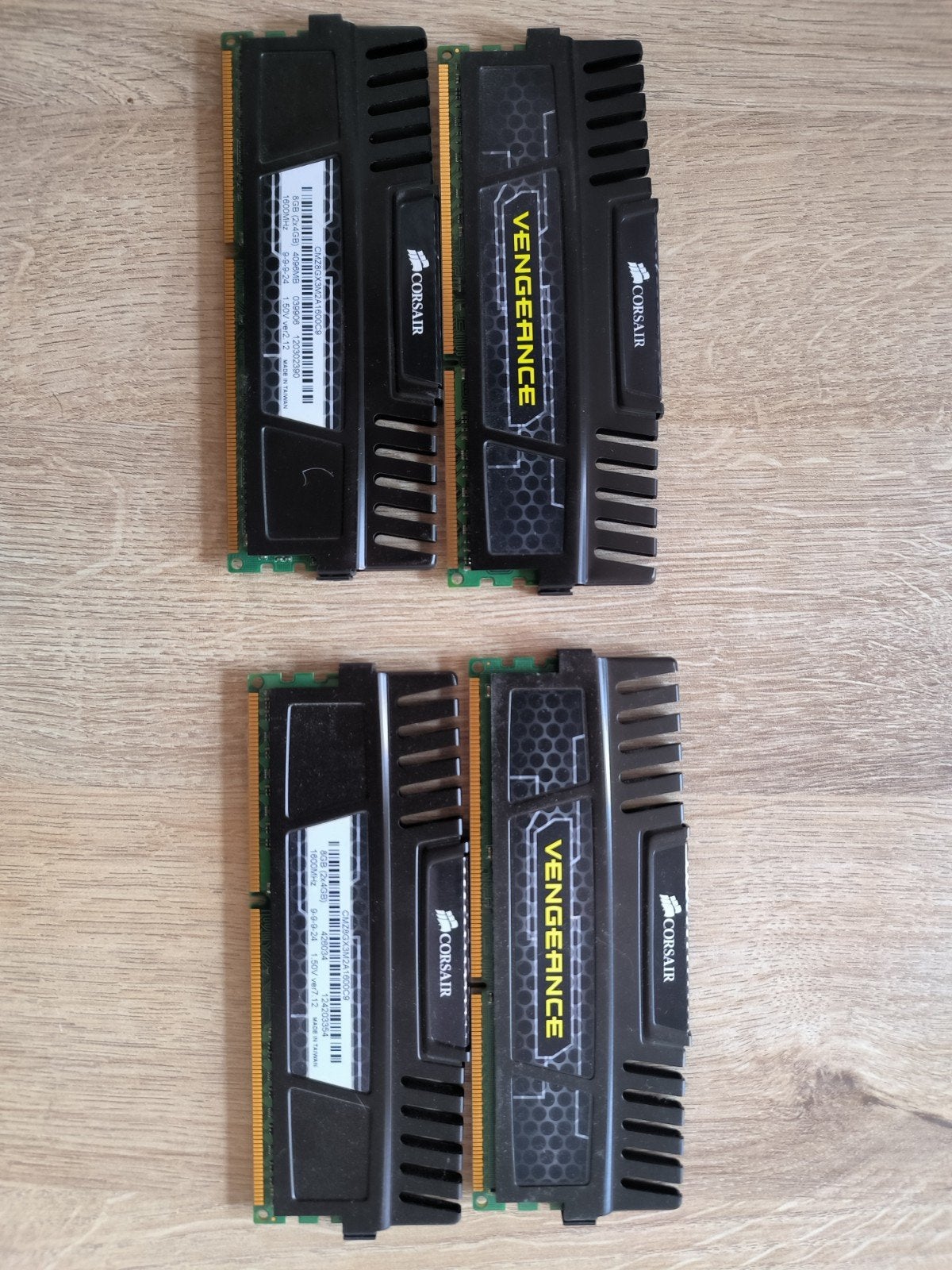 16gb (4x4) ddr3-1600mhz ram, Computers en Software, RAM geheugen, Gebruikt, DDR3, Ophalen of Verzenden, Desktop