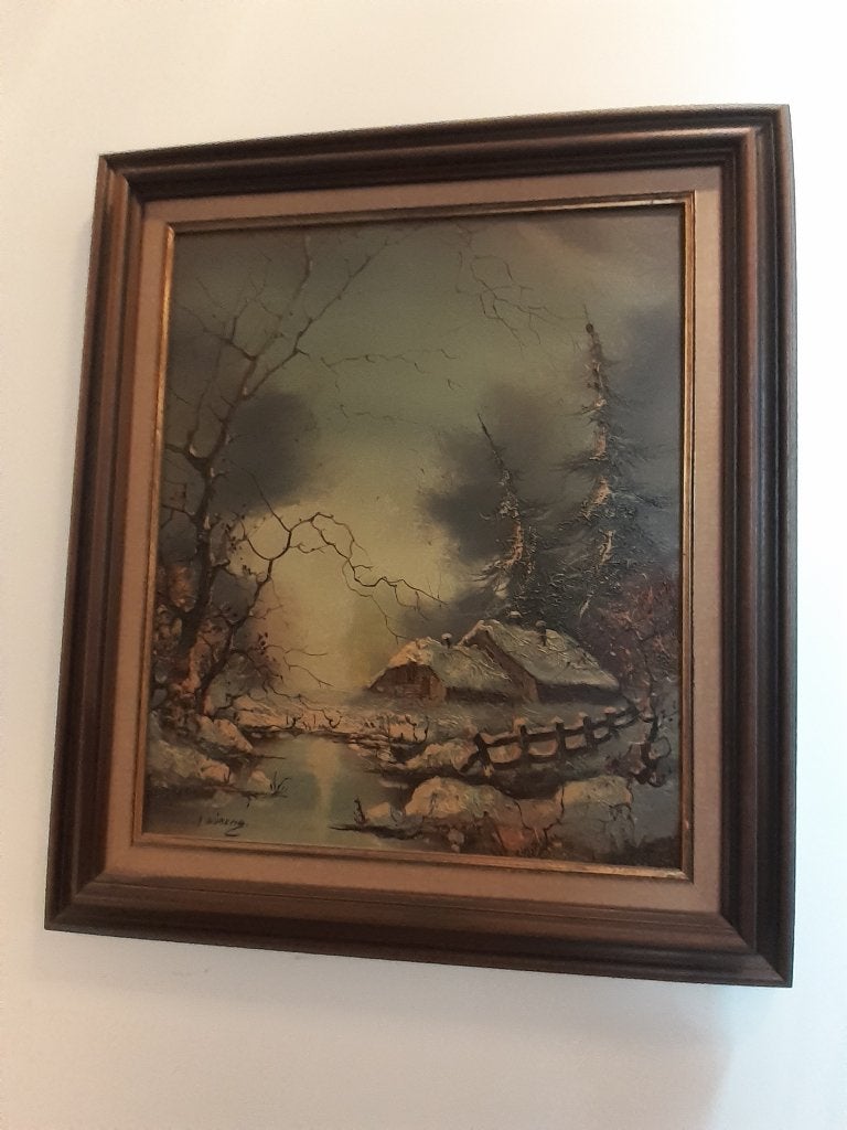 Schilderwerk van A Buikema, Antiek en Kunst, Ophalen, Gesigneerd