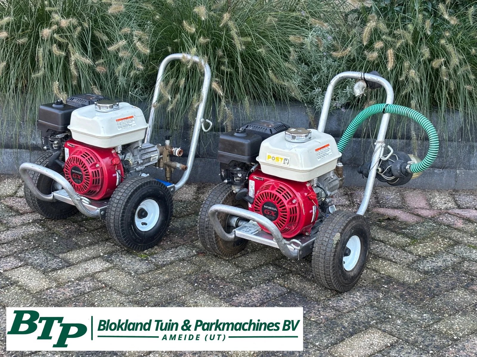 Nilfisk 2x Hogedrukreiniger MC3C C165/810PE met Honda motor