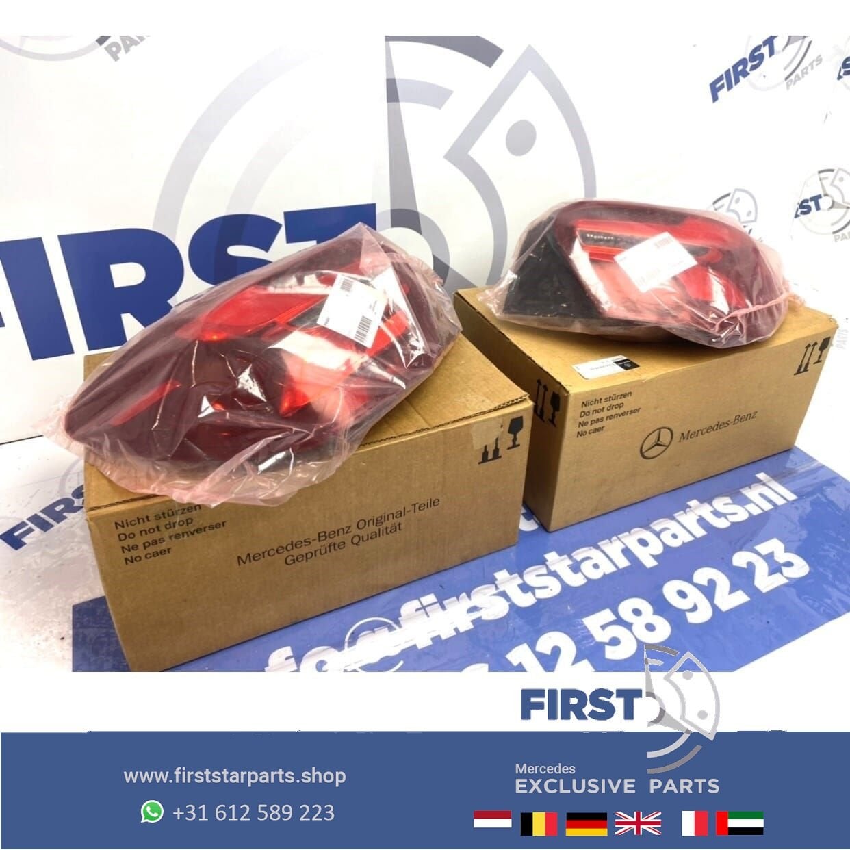 W176 FACELIFT LED ACHTERLICHTEN SET ORIGINEEL FULL LED 2018, Utilisé, -, -, Enlèvement ou Envoi