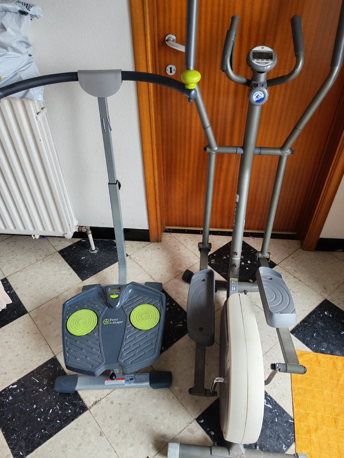 twist & shape, vélo elliptique, Sports & Fitness, Enlèvement, Utilisé, Métal, Vélo elliptique