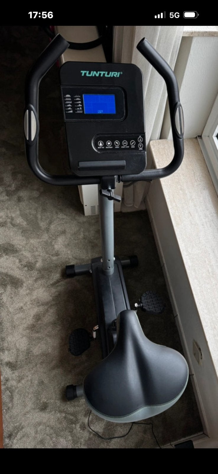 Tunturi fit E30, Sport en Fitness, Fitnessapparatuur, Ophalen, Zo goed als nieuw, Buik, Hometrainer