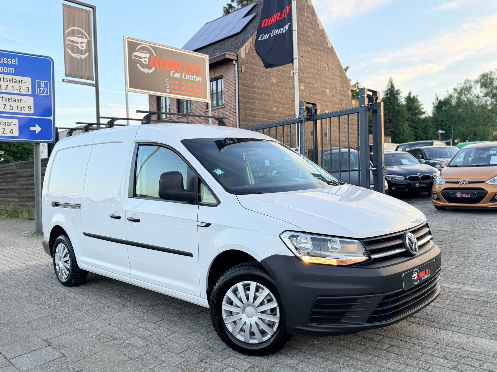 Vw Caddy Maxi 2.0TDI 102pk 11/2016 143dkm Airco Euro6b, Auto's, Bestelwagens en Lichte vracht, Stof, Euro 6, 4 cilinders, Volkswagen