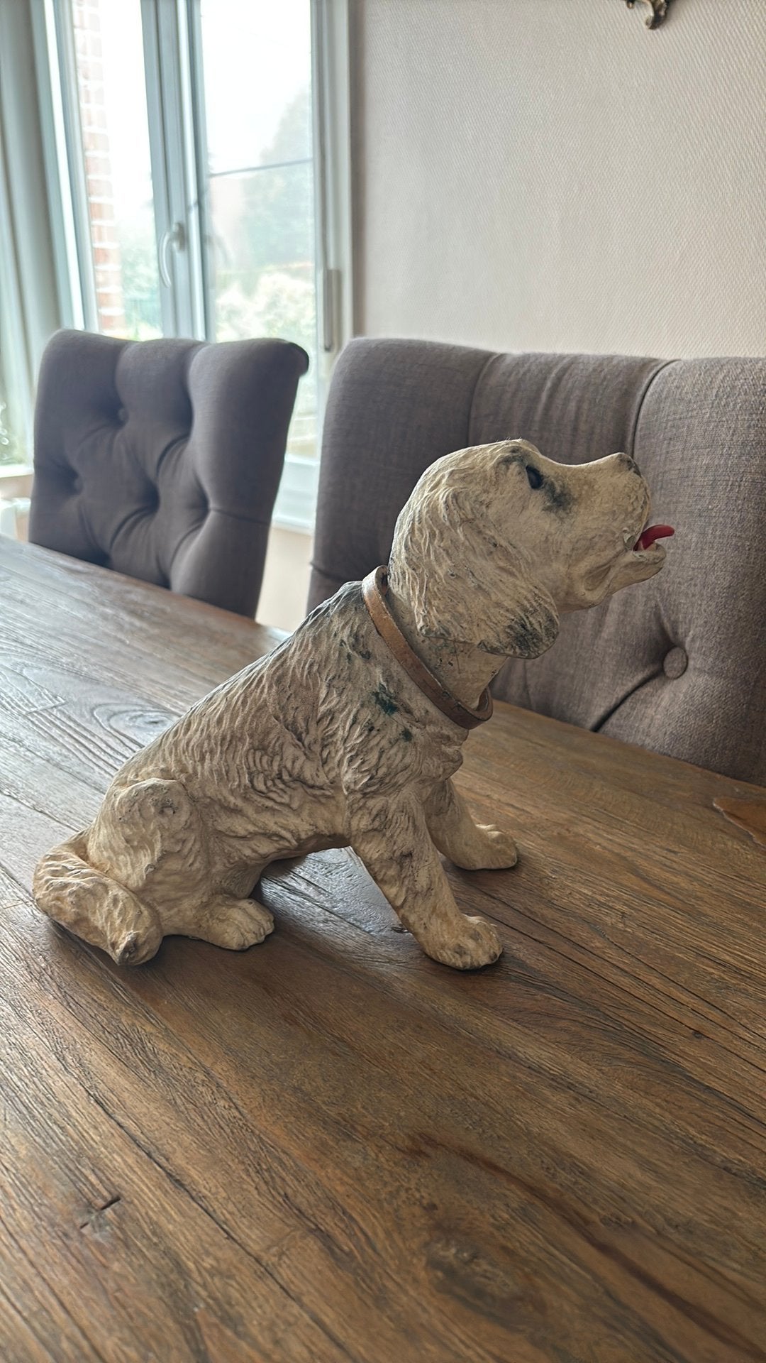 Bewegende hond, Huis en Inrichting, Woonaccessoires | Deurstoppers, Ophalen, Zo goed als nieuw