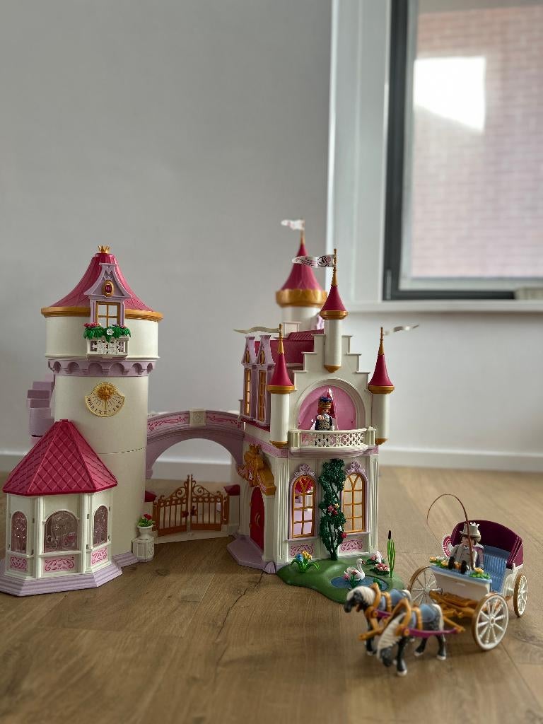 Playmobil - Groot prinsessenkasteel set, Kinderen en Baby's, Ophalen, Zo goed als nieuw, Complete set