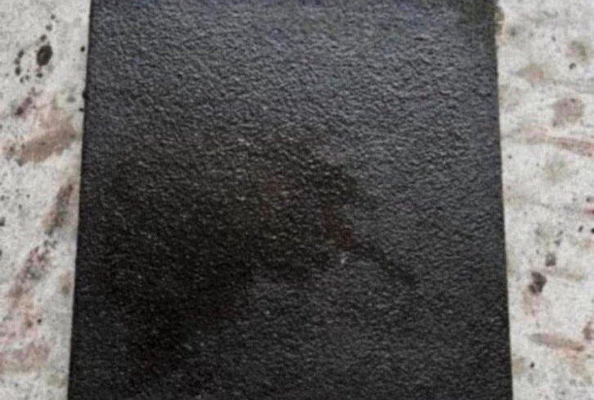 Rubberen tegels 50x50x4,5 speeltoestel stal ed ruim 25m2, Ophalen, Gebruikt, Rubber, 10 m² of meer