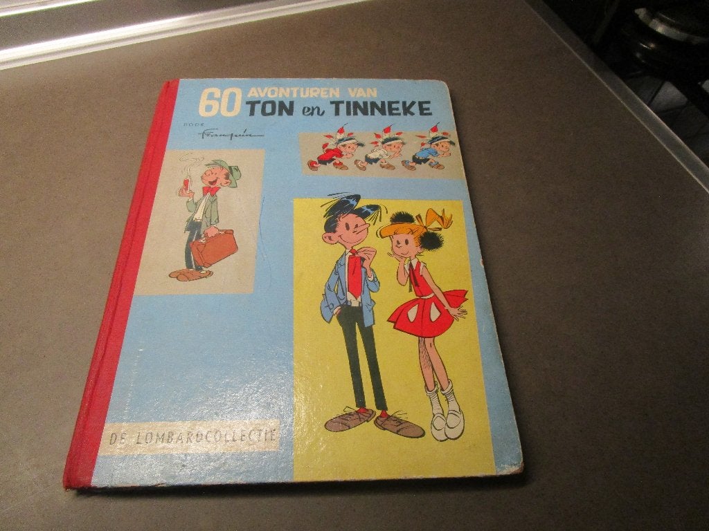LAATSTE DAG: TOPPER : Ton en Tinneke - HC - 1958 - 1e druk, Boeken, Stripverhalen, Gelezen, Eén stripboek, Ophalen of Verzenden