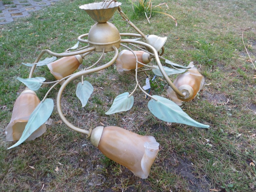 Suspenion vintage, Maison & Meubles, Enlèvement ou Envoi, Comme neuf, Verre, VINTAGE