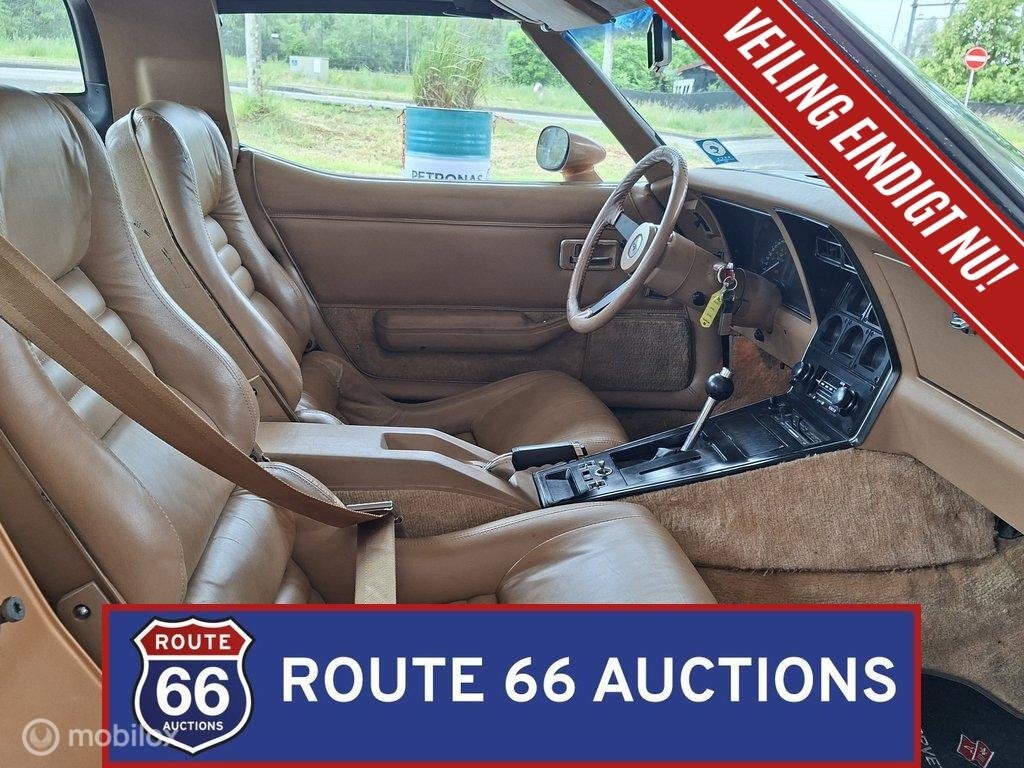 Chevrolet Corvette C3 | 1982 | Route 66 Auctions, Achat, Entreprise, Chevrolet, Boîte manuelle