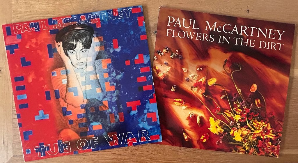 PAUL McCARTNEY - Tug of war & Flowers in the dirt ( 2 LPs ), LP, Singer-songwriter, Verzenden, Zo goed als nieuw