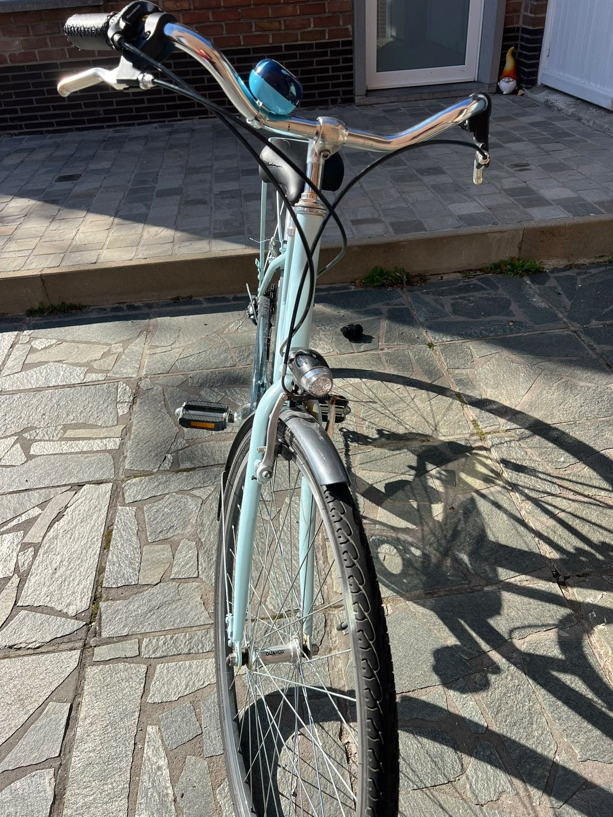 Damesfiets, Ophalen